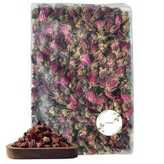 Dried Rose Petals and Rose Buds -1 Pound Food grade – Use in Tea, Baking, Mak…