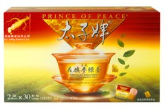 PRINCE OF PEACE AMERICAN WISCONSIN GINSENG GREEN TEA (30 TEA BAGS)