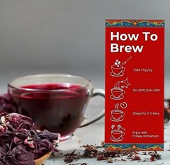 Hibiscus Tea – 2 Pound – Cut and Dried Natural Hibiscus Flowers “Jamaica”