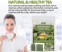 ULTHMOK Rosemary Tea Bags 100 Count Pure Natural Caffeine Free Herbal Tea