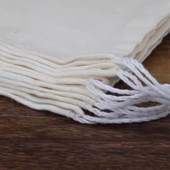 50pcs 10x15cm Cotton Tea Bags Gauze Filter Bags Drawstring Tea Bags Marinade Bag