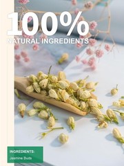 3.5oz Caffeine-Free Jasmine Tea Buds – Perfect for Baking & Herbal Teas