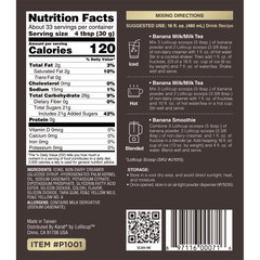 Tea Zone Banana Powder/Powdered Mix (2.2 lbs, P1001) for Milk Tea/ Banana Milk