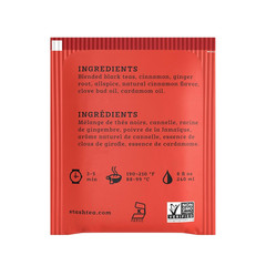 Tea Chai Spice Black Tea, Box of 100 Tea Bags