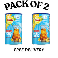 Lipton Unsweetened Black Tea Iced Tea Mix, 28 Quarts (Pack of 2)…