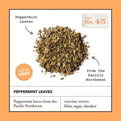Peppermint Leaves No. 45, Herbal Tea, CaffeineFree, SugarFree, Sustainably Gr…