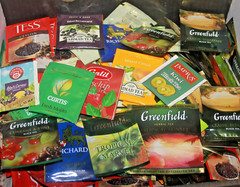 TEA Variety MIX Black Green Herbal 15oz Greenfield Galil Hyleys & more 120+ bags