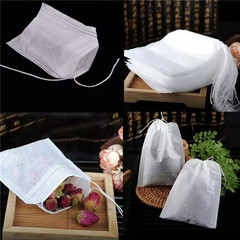 Disposable Tea Bags Bulk for Loose Leaf Tea Drawstring Empty Coffee Sachets Filt