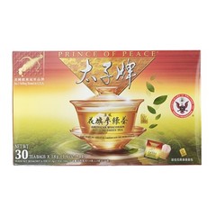 Prince of Peace American Ginseng Green Tea, 30 tea bags