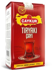 ÇAYKUR Tiryaki Turkish Black Tea, Strong Brew, Full Flavor, Loose Leaf 500g