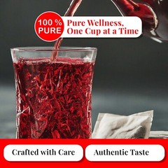 Dried Hibiscus Flower Tea,Hibiscus Tea Blend for Iced Tea,Agua de Jamaica 75bags