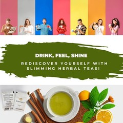 BODYMELT 30 Days Detox Tea Powder Form | Herbal Tea Formula | 30 Sachet Powder |