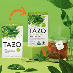 Tea Bags Green Tea Regenerative Organic Zen Tea 16 Count