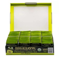 Bigelow Premium Organic Green Tea 100% original,Non GMO & Gluten Free(160 Ct.)