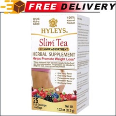 Hyleys Slim Tea 5 Flavors Weight Loss Herbal Supplement Cleanse & Detox – 25 Bag