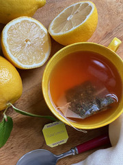 Herbal Tea, Caffeine Free Tea with Lemon, 20 Count Box Pack of 6 120 Total Bags