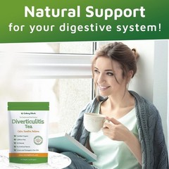 Diverticulitis Tea | Te Organico De Hojas Sueltas, Sin Cafeina | 36 C