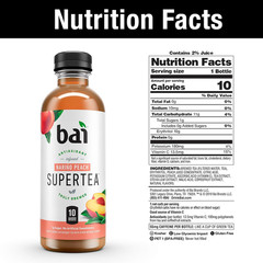 Iced Tea, Narino Peach, Antioxidant Infused Supertea, Crafted with Real Tea (Bla