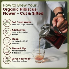 Dried Hibiscus Flower Cut & Sifted (Hibiscus rosa-sinensis) | Herbal Tea – Or…