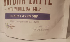 Karma Kitchen Japanese Barista-Style Honey Lavender Matcha Latte w/ Oat Milk