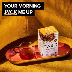 TAZO Organic Chai Black Tea Bags Chai Tea 96 Total Tea Bags 16ct – Pack of 6