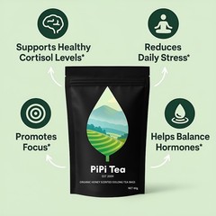 PiPi Tea Organic Oolong Bags – Whole Leaf, 20 (4g Each) 20 PACK OF 2