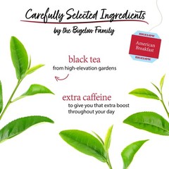 Bigelow Tea American Breakfast Black Tea Bags, Caffeinated Tea, 20 Count Box …