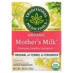 Organic Mother’s Milk®, Original with Fennel & Fenugreek, Caffeine Free, 16