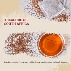 Rooibos Tea Organic, 100 Tea bags, Pure Premuim Rooibos Tea, Naturally Sweet …