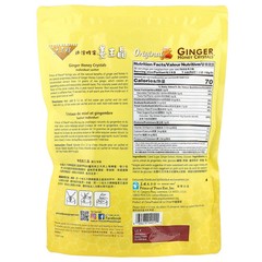 Ginger Honey Crystals, Original, Caffeine Free, 30 Sachets, 18 g Each