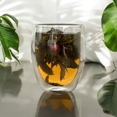Golden Sip Chinese Green Tea Flower Blooming Blossom Ball Organic 15 balls