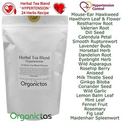 Organic Tea for High Blood Pressure – 24 Herbs Blend to lower BP naturally 100g