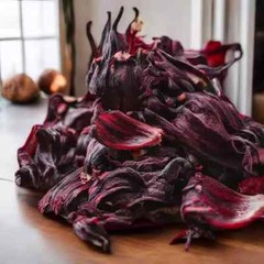 Dried Hibiscus Flowers Cut & Sifted, Flor de Jamaica, Hibiscus Tea Jamaica 200g
