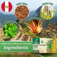 Riñosan Kidney Blend 50 Herbal Tea Bag of Stone Breaker Kidney Cleanse from Peru