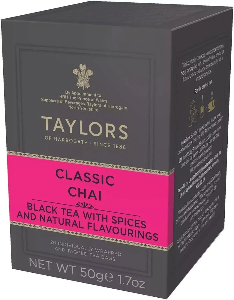Taylors of Harrogate Classic Chai Tea 50g , Free Shipping World Wide
