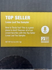 Tiesta Tea Top Seller Sampler Kit Loose Leaf Tea Gift Set 8 Flavors Non-GMO.