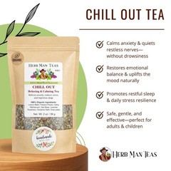 CHILL OUT TEA – Best Relaxing Tea to reduce Stress & anxiety by master herbalist