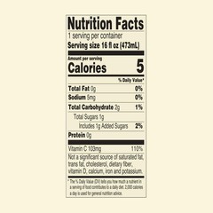 Vitamin C Fortified Diet Green Tea with Ginseng – Low Calorie Delight, 16 Fl Oz