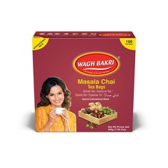 Masala Chai Tea Bags, 100 Tea bags of Special International Blend, 200 grams