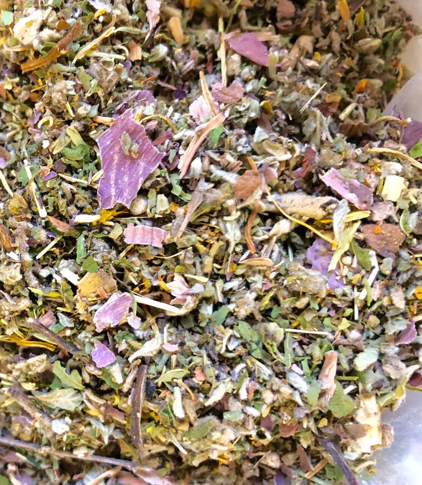 Skullcap Damiana Lotus Passionflower Mullein – No.1 Herb Mix