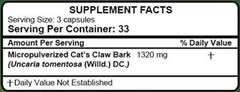 Hanan Uña de Gato Cat’s Claw | 100 Capsules | Naturally Aids in Supporting Healt