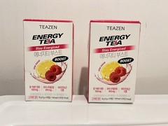TEAZEN Energy Tea Boost Stick 5g 10 Sticks 2 Pack- 20 Sticks Total Exp:03/02/27