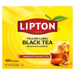 Lipton Black Tea bags, 100 count…