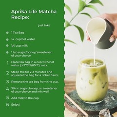 Matcha Green Tea, 60 bags, 100% Pure Japanese Tea, USA seller, 0 sugar