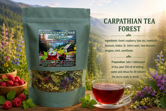 Carpathian Forest Herbal Tea 120g Ivan Tea Mint Wild Herb Blend