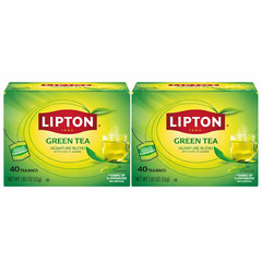 (Pack of 2)Lipton Signature Blend Green Tea Bags Unsweetened Hot/Iced Tea…..