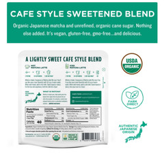 Jade Leaf Matcha, Organic Japanese Matcha Latte Mix, Powdered Tea, 3.5 Oz