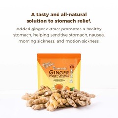 Turmeric Ginger Tea Instant Ginger Honey Crystals, 25 Sachets -Prince of Peace