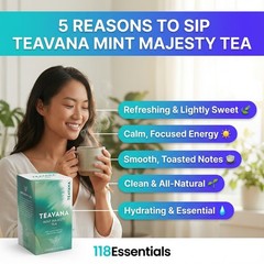 Starbucks Teavana Tea Mint Majesty , Pack Of 100 Sachets (3 month supply)