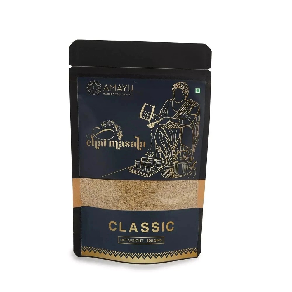 AMAYU Classic Chai Masala Powder 100G Free Shipping World Wide